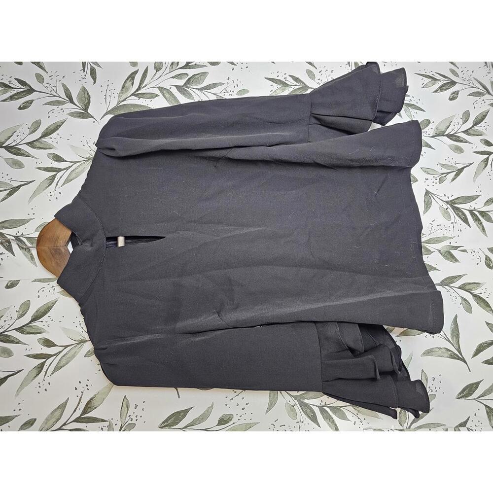 Garcia Blouse Black Womens Size S Long Sleeve Italy